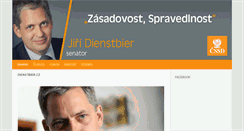 Desktop Screenshot of dienstbier.cz