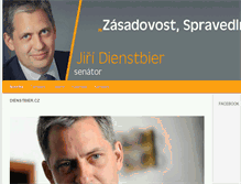Tablet Screenshot of dienstbier.cz